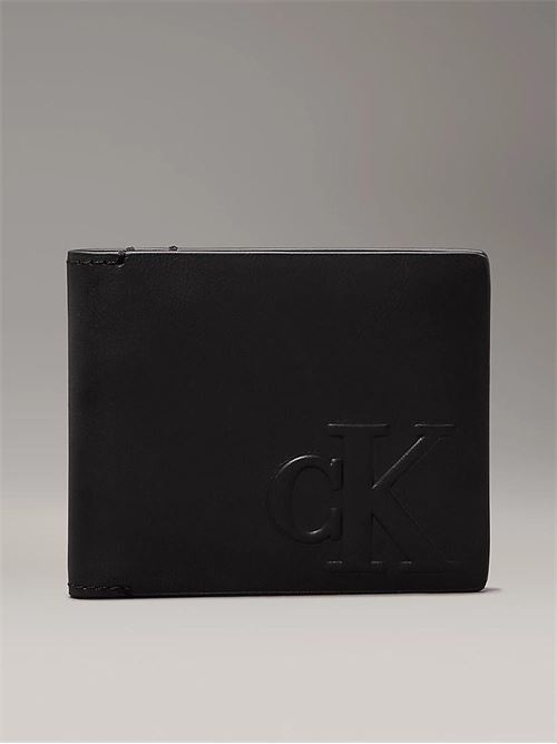 LOGO EMBOSS BIFOLD W/COIN CALVIN KLEIN JEANS | K50K512061/BEH